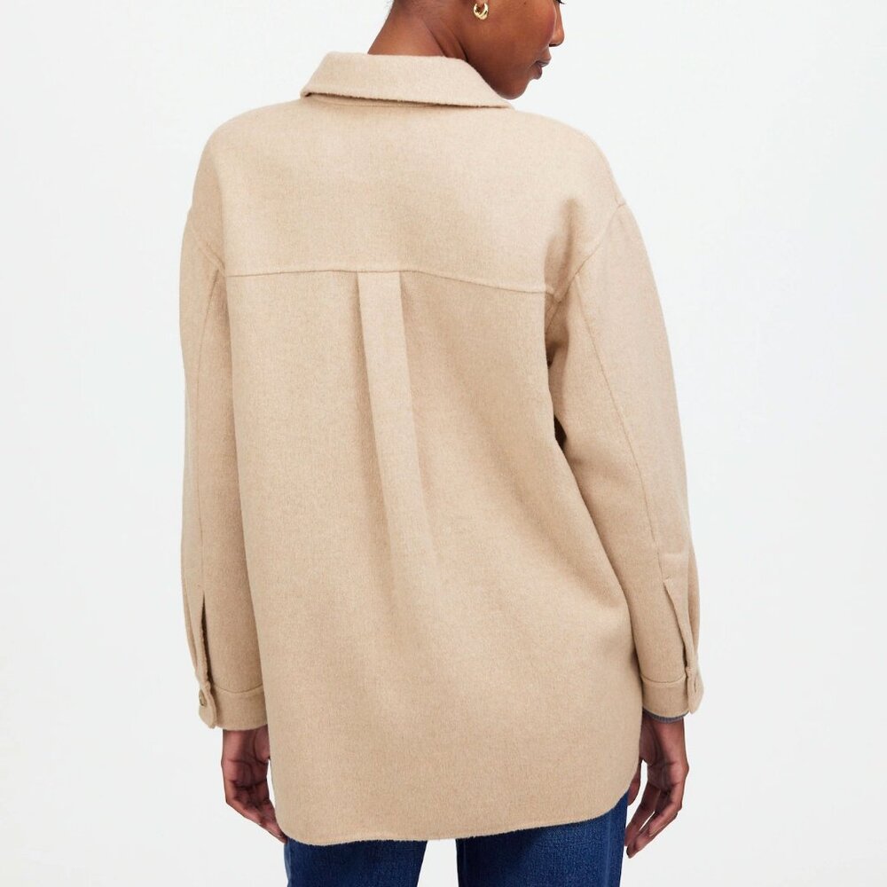 Madewell Double Faced Long Shirt Jacket - Picture 3 of 5